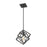 Z-Lite Euclid 1 Light Mini Pendant, Matte Black