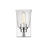 Z-Lite Bohin 1 Light Wall Sconce in Chrome/Clear Seedy