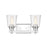 Z-Lite Bohin 2 Light Vanity in Chrome/Clear Seedy