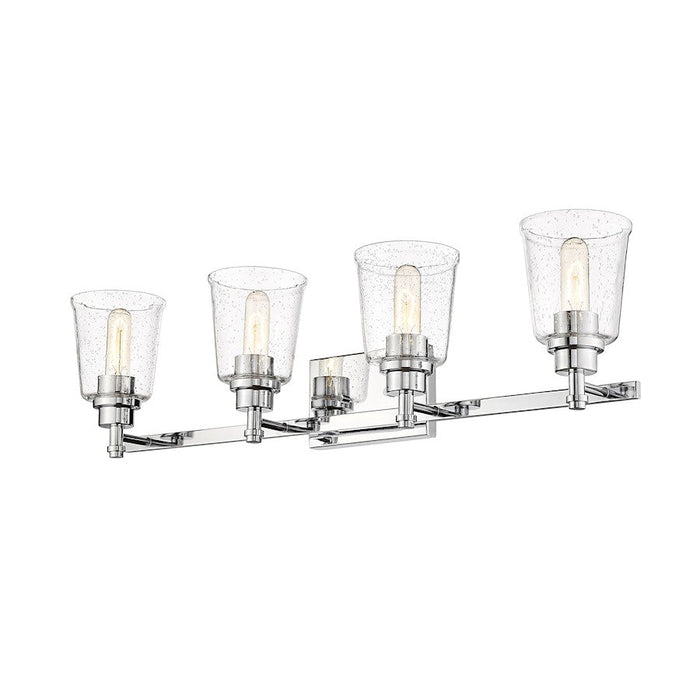 Z-Lite Bohin 4 Light Vanity in Chrome/Clear Seedy