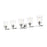 Z-Lite Bohin 5 Light Vanity in Chrome/Clear Seedy