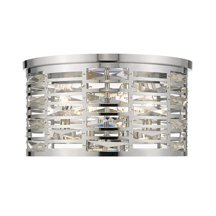 Z-Lite 4 Light Cronise 15" Flush Mount, Chrome - 469F4-CH