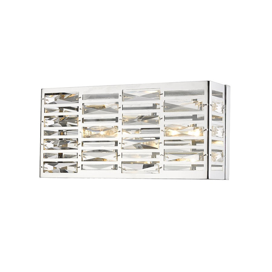 Z-Lite 2 Light Cronise 16" Vanity, Chrome - 470-2V-CH