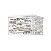 Z-Lite Cronise 4 Light Flush Mount, Chrome - 470F4-CH