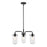 Z-Lite 3 Light Delaney 20" Chandelier, Matte Black - 471-3MB