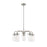 Z-Lite 5 Light Delaney 24" Chandelier, Brushed Nickel - 471-5BN