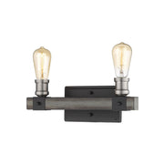 Z-Lite Kirkland 2 Light Vanity, Ashen Barnboard - 472-2V-ABB