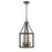 Z-Lite 3 Light Kirkland 12" Pendant, Rustic Mahogany - 472-3P-RM