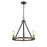 Z-Lite 3 Light Kirkland 20" Chandelier, Rustic Mahogany - 472-3RM