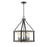 Z-Lite Kirkland 5 Light 24.50" Pendant, Ashen Barnboard - 472-5D-ABB