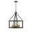 Z-Lite Kirkland 5 Light 24.50" Pendant, Rustic Mahogany - 472-5D-RM