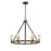 Z-Lite 6 Light Kirkland 25" Chandelier, Rustic Mahogany - 472-6RM