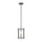 Z-Lite Kirkland 1 Light Round Mini Pendant, Ashen Barnboard - 472MPR-ABB