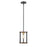 Z-Lite Kirkland 1 Light Round Mini Pendant, Rustic Mahogany - 472MPR-RM