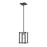 Z-Lite Kirkland 1 Light Sq. Mini Pendant, Ashen Barnboard - 472MPS-ABB