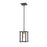 Z-Lite 1 Light Kirkland 6" Mini Pendant, Rustic Mahogany - 472MPS-RM