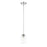 Z-Lite Joliet 1 Light Mini Pendant in Chrome/Clear - 473MP-CH