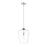 Z-Lite Joliet 1 Light 12" Pendant in Chrome/Clear - 473P12-CH