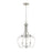 Z-Lite Joliet 3 Light Pendant in Brushed Nickel/Clear - 473P16-BN