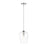 Z-Lite Joliet 1 Light 9" Pendant in Chrome/Clear - 473P9-CH