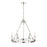 Z-Lite Barclay 6 Light Chandelier, Polished Nickel/Polished Nickel - 482R-6PN