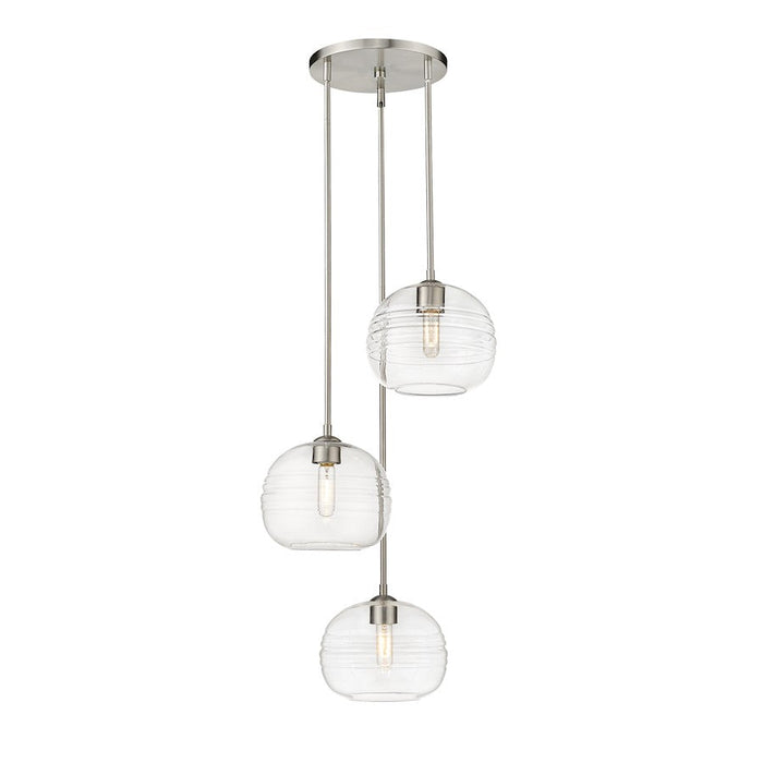 Z-Lite Harmony 3 Light 10" Pendant, Clear