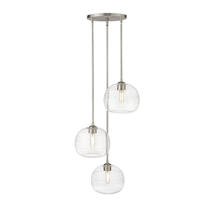 Z-Lite Harmony 3 Light 10" Pendant, Clear