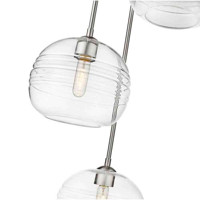 Z-Lite Harmony 3 Light 10" Pendant, Clear