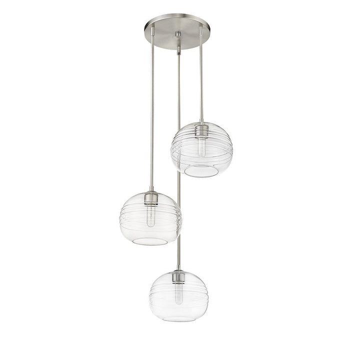 Z-Lite Harmony 3 Light 10" Pendant, Clear