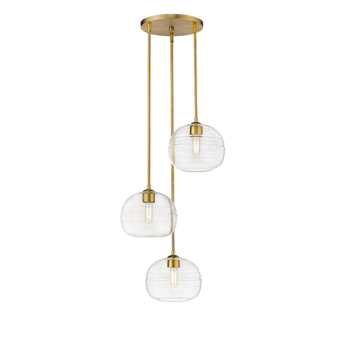 Z-Lite Harmony 3 Light 10" Pendant, Clear