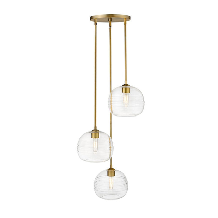 Z-Lite Harmony 3 Light 10" Pendant, Clear