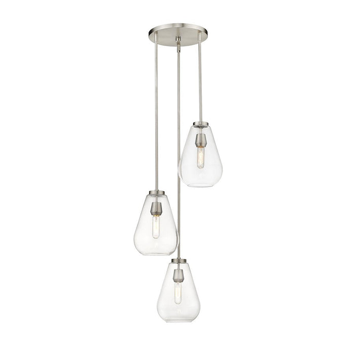 Z-Lite Ayra 3 Light 11.75" Pendant, Clear