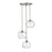 Z-Lite Chloe 3 Light 10" Pendant, Clear