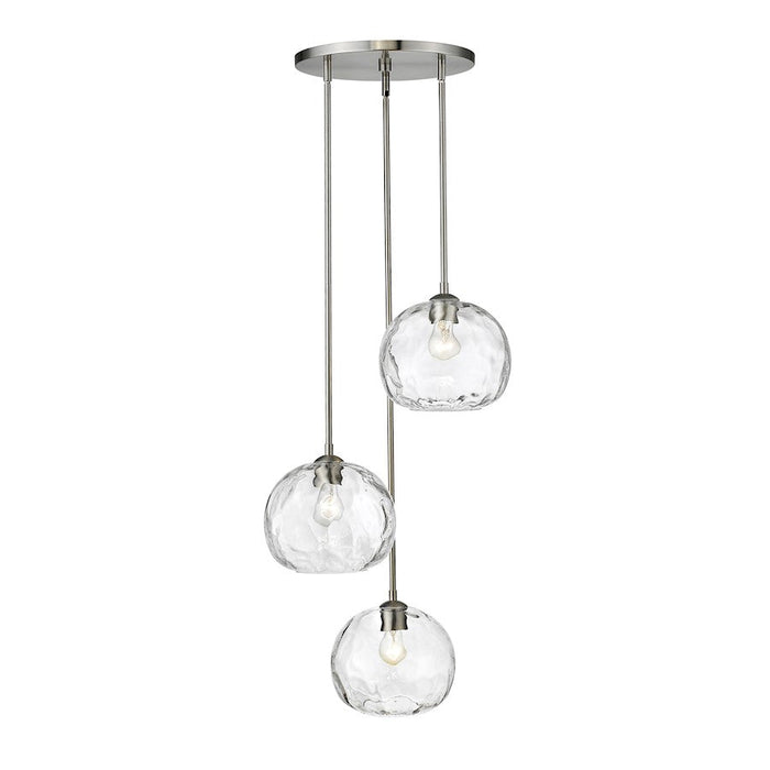 Z-Lite Chloe 3 Light 10" Pendant, Clear