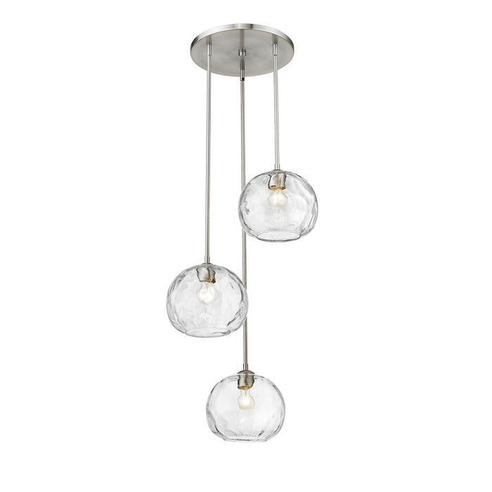 Z-Lite Chloe 3 Light 10" Pendant, Clear