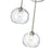 Z-Lite Chloe 3 Light 10" Pendant, Clear