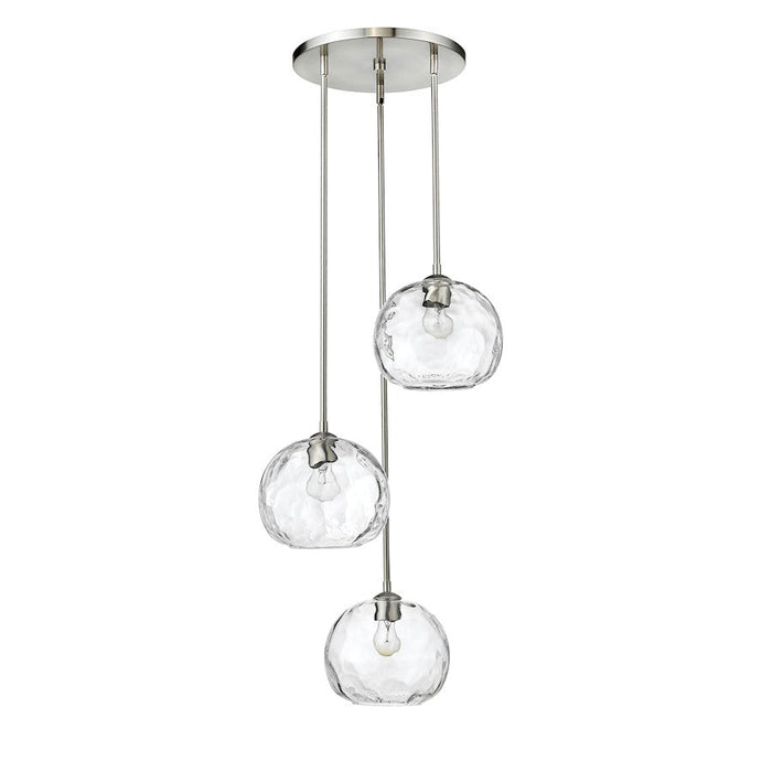 Z-Lite Chloe 3 Light 10" Pendant, Clear