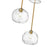 Z-Lite Chloe 3 Light 10" Pendant, Clear