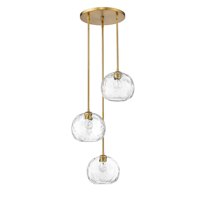 Z-Lite Chloe 3 Light 10" Pendant, Clear