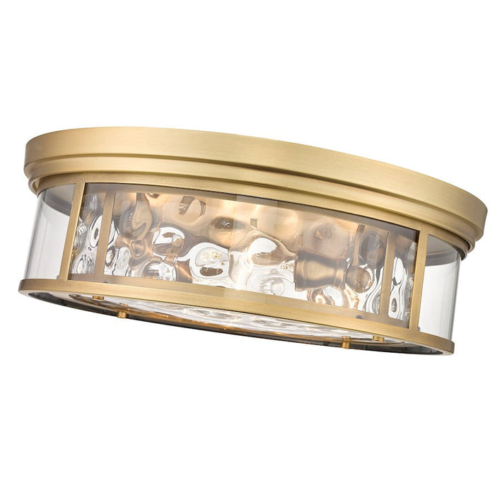 Z-Lite Clarion Flush Mount, Clear