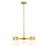 Z-Lite Artemis 10 Light Chandelier, Modern Gold/Matte Opal - 494-10MGLD