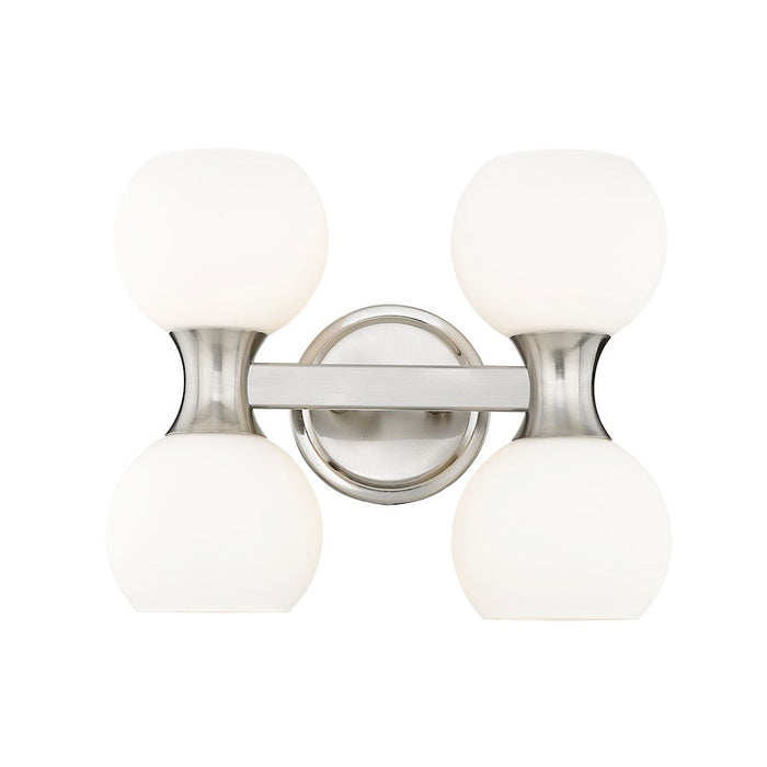 Z-Lite Artemis 4 Light Vanity, Brushed Nickel/Matte Opal - 494-4V-BN