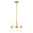 Z-Lite Artemis 6 Light Chandelier, Modern Gold/Matte Opal - 494-6MGLD