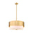 Z-Lite Counterpoint 3 Light Pendant, Modern Gold/White - 495P18-MGLD