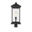 Z-Lite Portland 1 Light 24" Outdoor Post Mount, Black/Clear - 531PHBXLR-BK