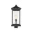 Z-Lite 1 Light Portland 9" Outdoor Post Mount Fixture, Black - 531PHBXLS-BK