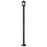 Z-Lite Mesa 1 Light 9.25" Outdoor Post, Bronze, Seedy/Opal - 538PHM-536P-ORB