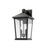 Z-Lite Beacon 2 Light 17.75" Outdoor Wall Sconce, Black/Clear Beveled - 568B-BK