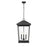 Z-Lite Beacon 4 Light Outdoor Ceiling Mount, Black/Clear Beveled