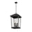 Z-Lite Beacon 4 Light Outdoor Ceiling Mount, Black/Clear Beveled